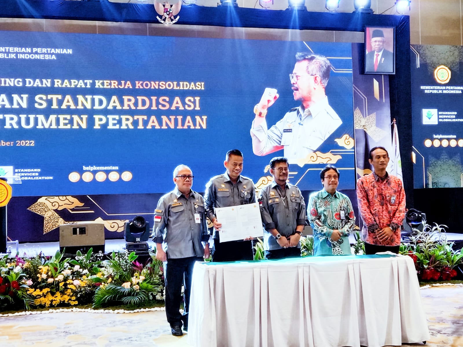 Kementan RI Launching Badan Standarnisasi Instrumen Pertanian – Global ...