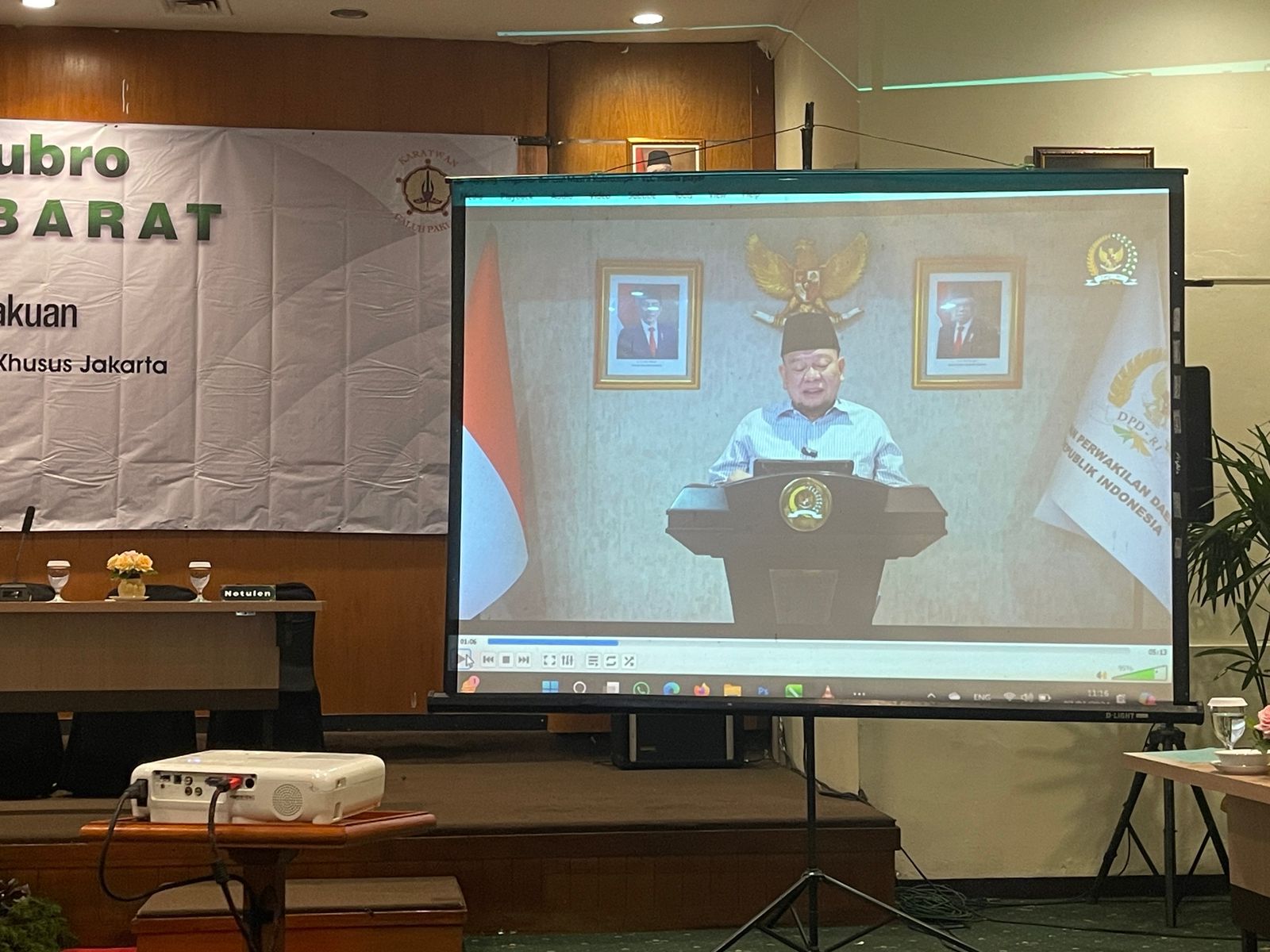 Di Acara LBM PWNU Jabar, Ketua DPD RI Bedah Status Jakarta dan Poros Maritim Berbasis Industri